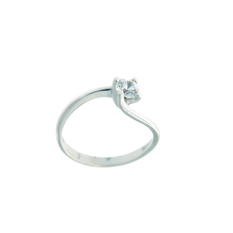 Stroili anello in oro 375/1000 solitario misura 9,5