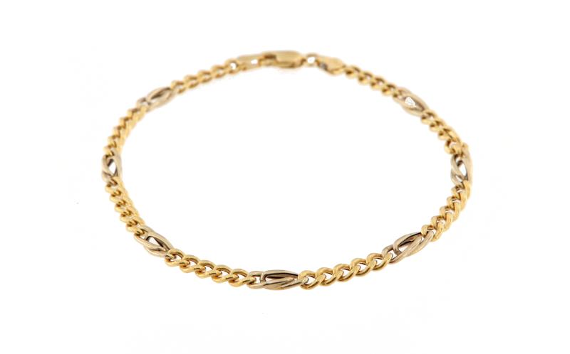 Bracciale in oro g/b 750/1000 grum+ occhio 5+1 