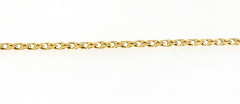Bracciale in oro giallo 750\1000 maglia marina
