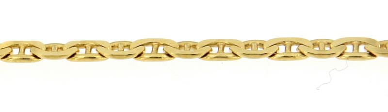 Bracciale oro giallo 750/1000 groumette cm18