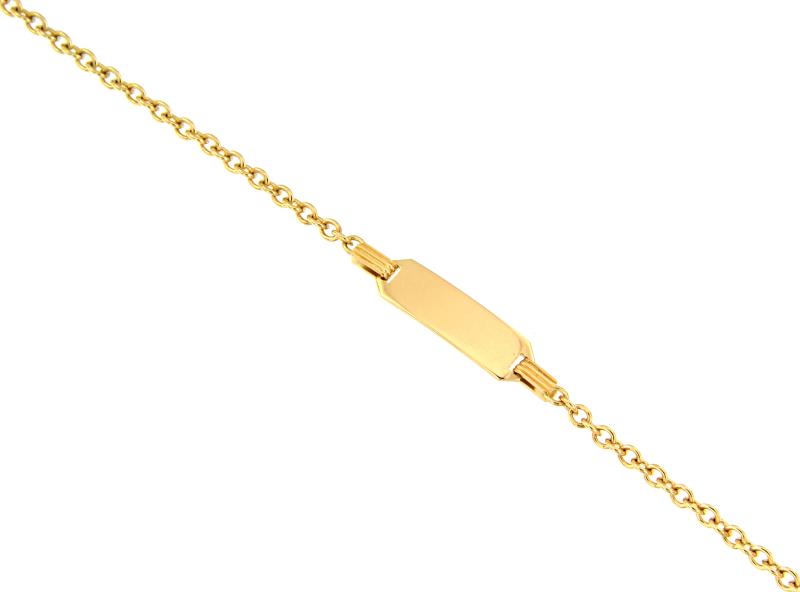 Catenina in oro bianco 18 kt maglia rolò