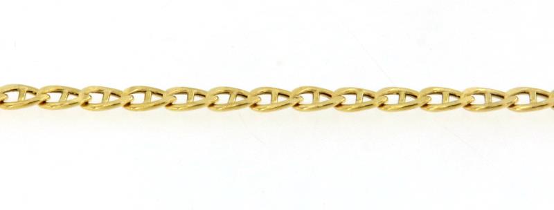 Bracciale oro giallo 750/1000 marina cm 19