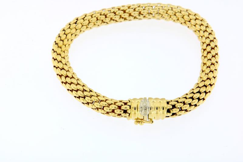 Bracciale Oro Giallo 750\\1000 Modello Fope Usato - Outlet dei preziosi
