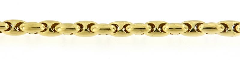 Chimento bracciale in oro giallo 750\1000 cm 20