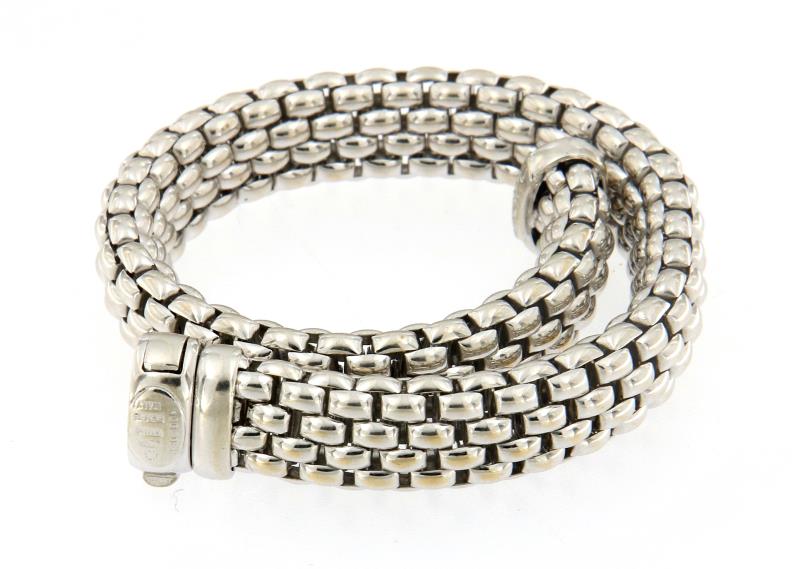 Fope bracciale oro bianco 750/1000  cm 18