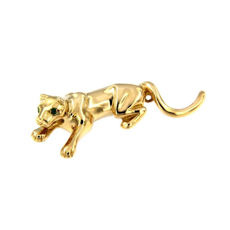 Cartier - Ciondolo - Oro G. 750/1000 - Mod. Pantera Con Smeraldi Usato -  Outlet dei preziosi