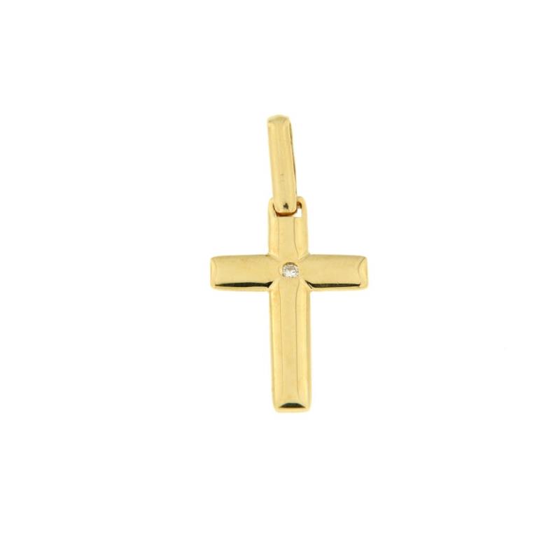 Chimento ciondolo in oro g 750/1000 croce