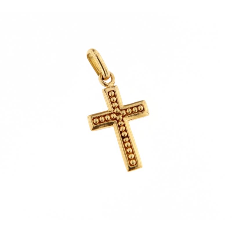 Ciondolo in oro g 750/1000 croce piccola