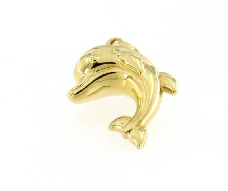 Ciondolo in oro giallo 750\1000 delfino