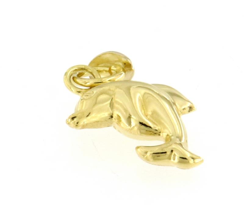 Ciondolo oro giallo 750/1000 delfino