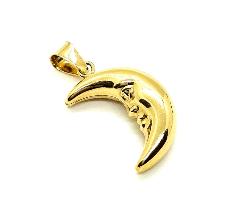 Ciondolo oro giallo 750/1000 mod. luna
