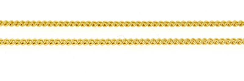 Collana in oro giallo 750\1000 barbazzale cm 48