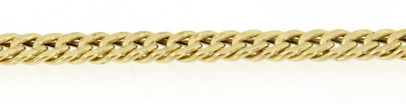 Collana in oro giallo 750\1000 barbazzale cm 49