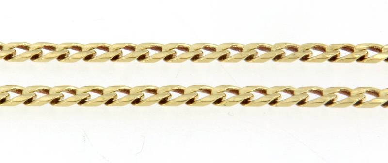 Collana in oro giallo 750\1000 barbazzale cm 51