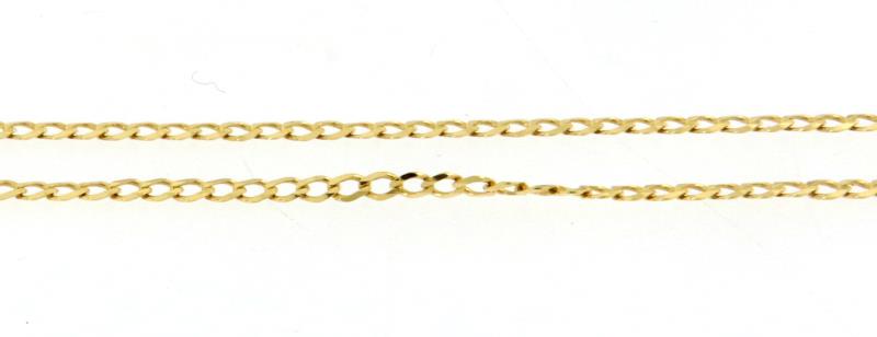 Collana in oro giallo 750\1000 groumette  cm 44