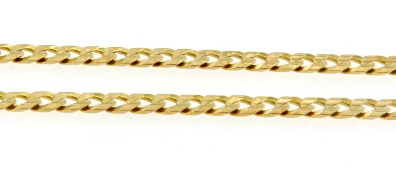 Collana oro giallo 750\1000 barbazzale   cm 50