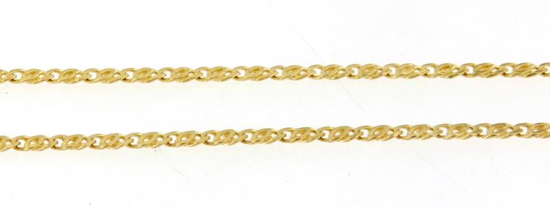 Collana oro giallo 750\1000 groumette cm 40