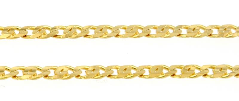 Collana oro giallo 750\1000 groumette  cm 48