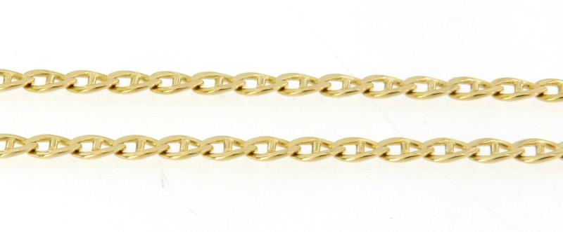 Collana oro giallo 750\1000 marina cm 50