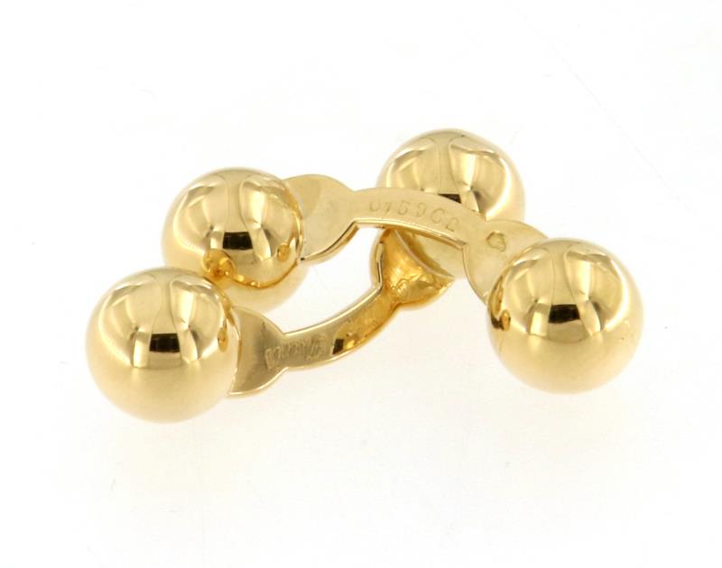 Cartier coppia di gemelli oro giallo 750/1000 