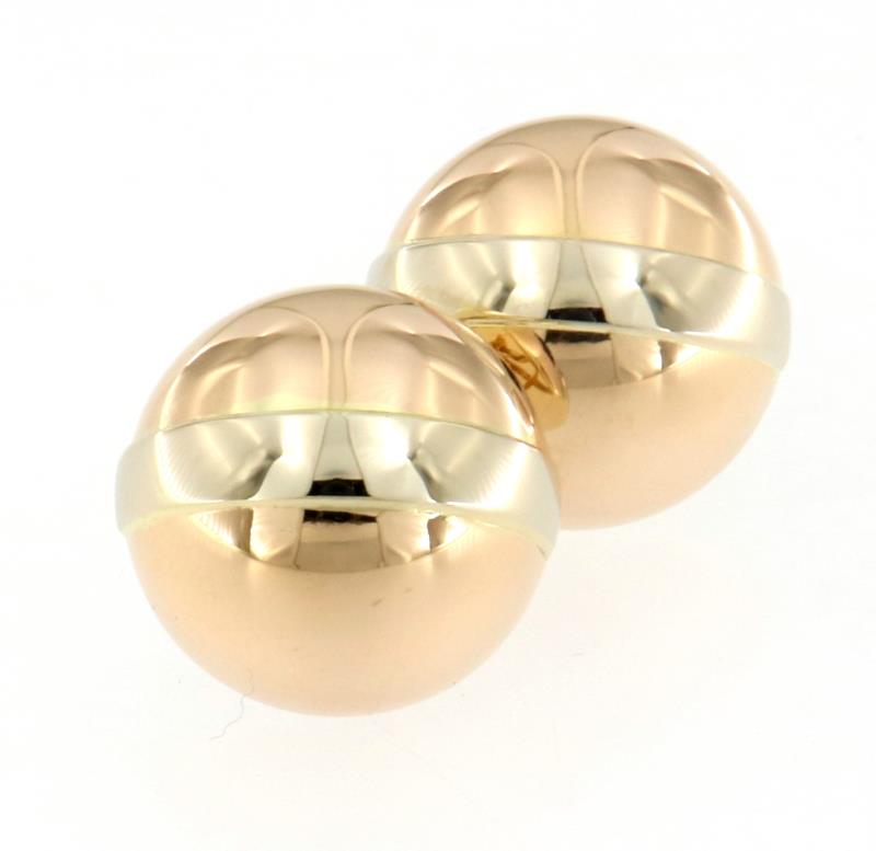  coppia di orecchini  2 ori  750\1000 a bottone